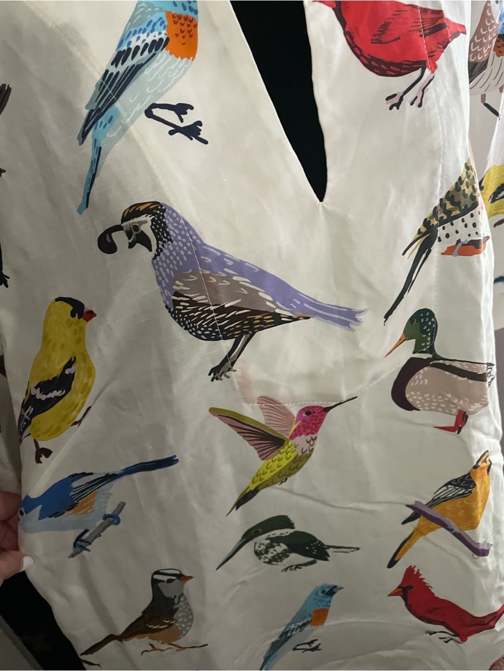 Lesly Evers Bird Dress NWT Sz XL - Picture 6 of 9
